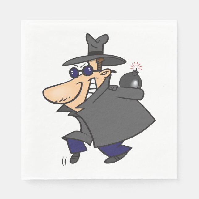 Sneaky Spy Napkins (Front)