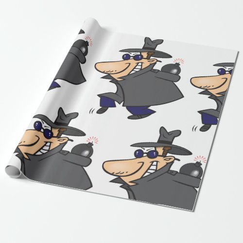 Sneaky Spy Wrapping Paper