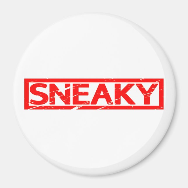 Sneaky Stamp Magnet (Front)