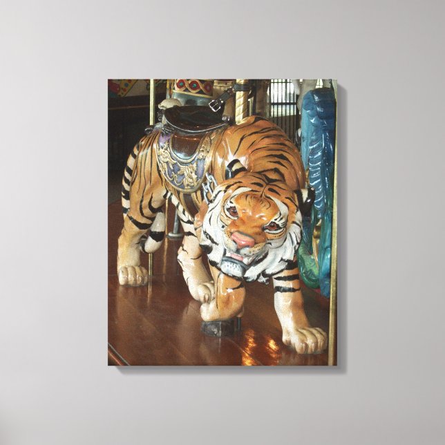 Sneaky Tiger Canvas Print (Front)