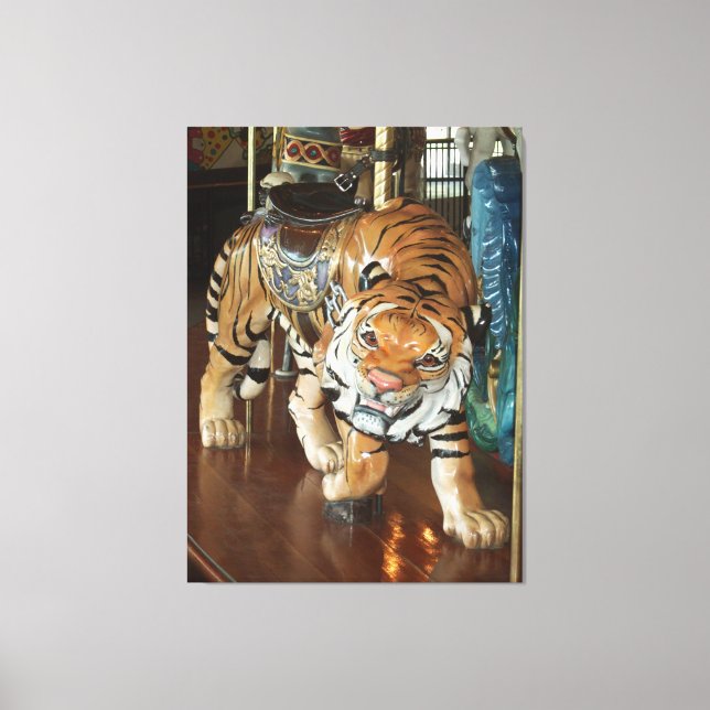 Sneaky Tiger Canvas Print (Front)
