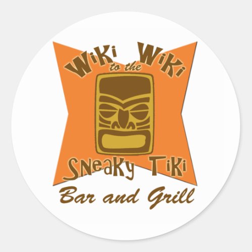 Sneaky Tiki Bar and Grill Stickers