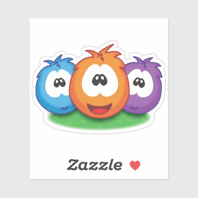 Sneezies! Icon Style Trio Arrangment Sticker (Sheet)