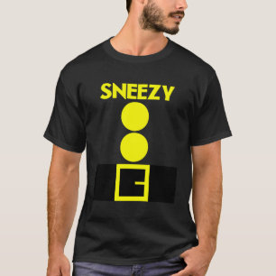 Sneezy Beard Santa Dwarf Matching Group Costume Gi T-Shirt