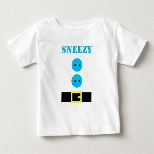 Sneezy Christmas Elf Baby T_Shirt