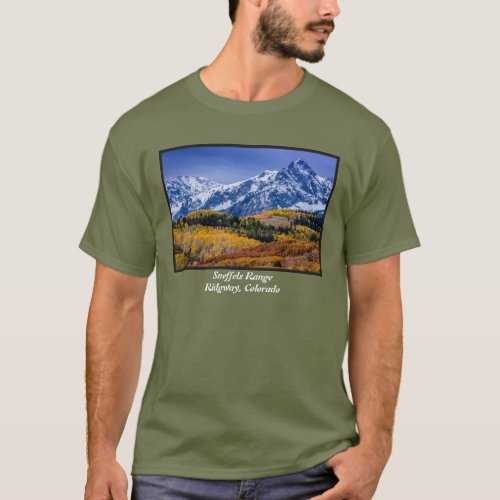 Sneffels Range Fall Sunrise _ Colorado T_Shirt