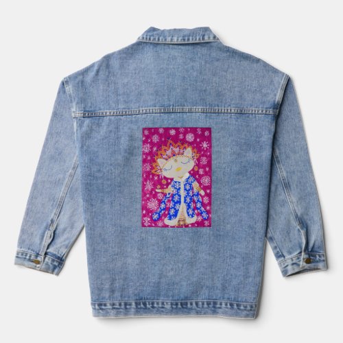 Snegurochka Kitty  Denim Jacket