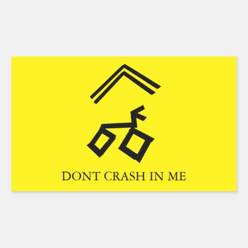 snek dont crash in me sticker