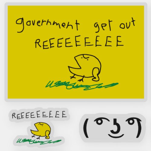 Snekright gadsden flag parody meme no step on snek sticker