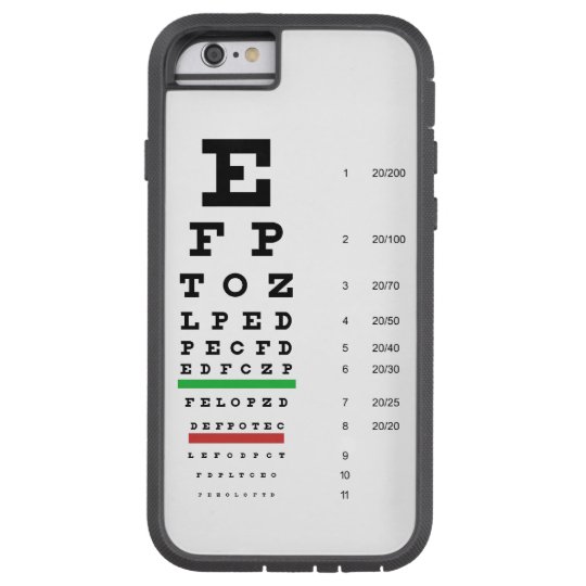Snellen Eye Chart For Phone