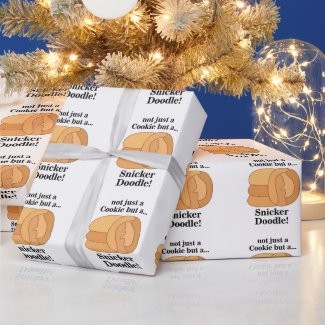 Snickerdoodle Cookie Wrapping Paper