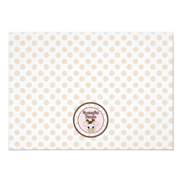 Snickerdoodle Giraffe Baby Shower Invitations