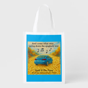 “Sniff N The Pasta Spaghetti Way Misheard Lyrics Grocery Bag