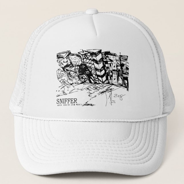 SNIFFER SVG TRUCKER HAT (Front)