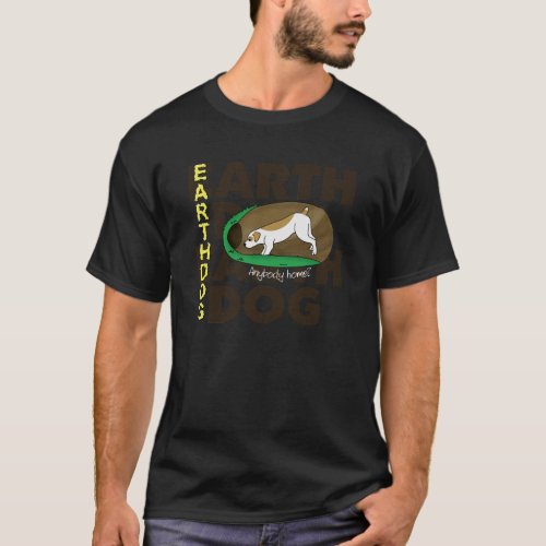Sniffing Earthdog Dark Tee Shirt