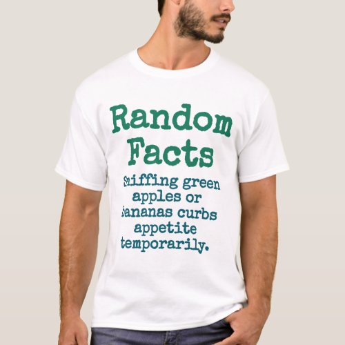 Sniffing Green Apples Or Bananas _ Trivia Fact T_Shirt