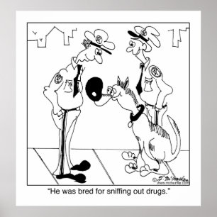 Sniffing out Drugs Poster