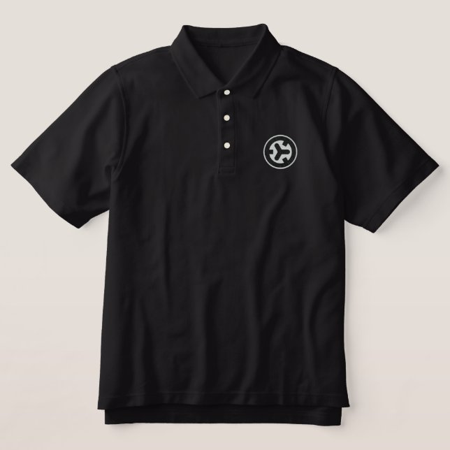 Snipe Hunt Media Embroidered Polo (Design Front)
