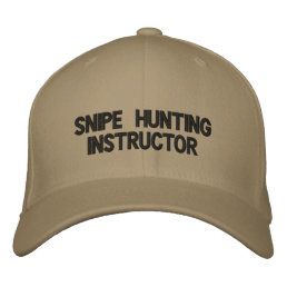 snipe hunting instructor hat