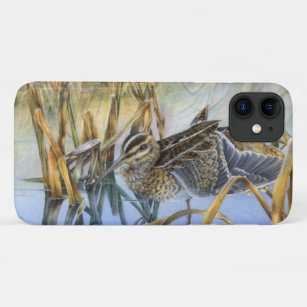Snipe on a cold morning iphone case