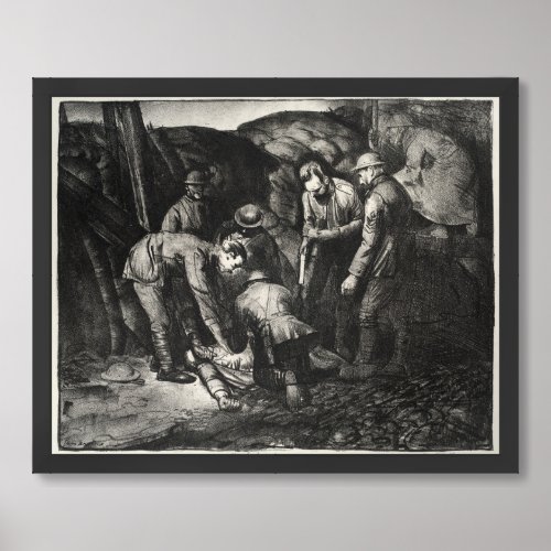 Sniped 1918 by George Bellows Framed Art