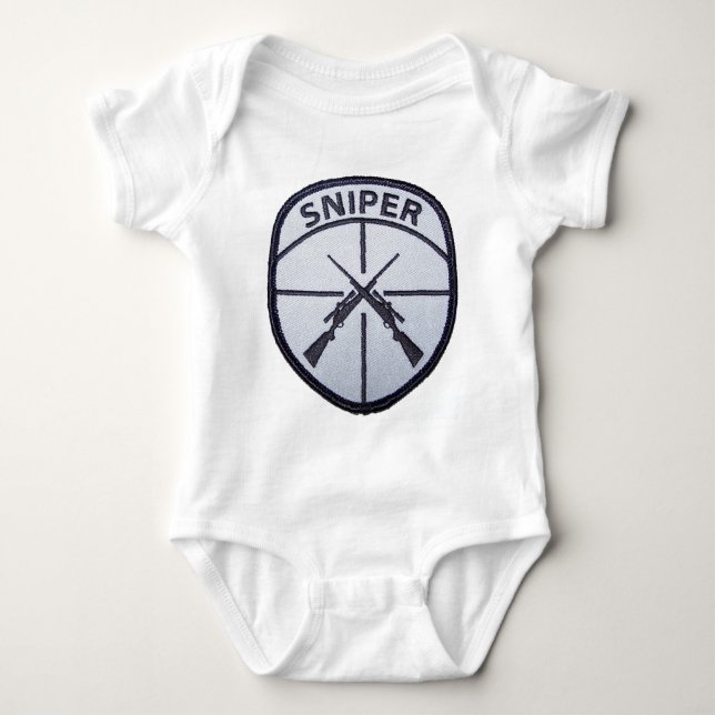 Sniper Baby Bodysuit (Front)