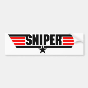 Sniper Bumper Sticker