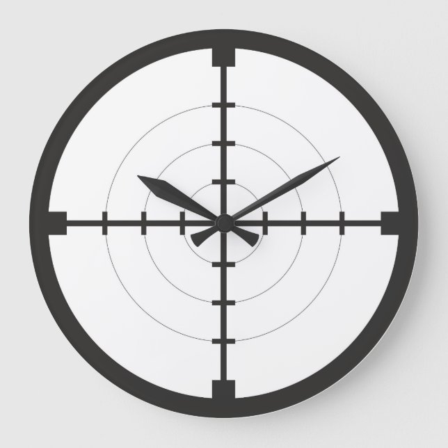 sniper find target symbol weapon gun large clock (Front)