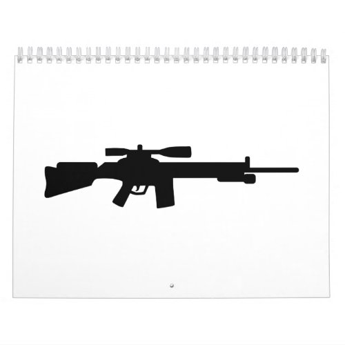 Sniper rifle calendar
