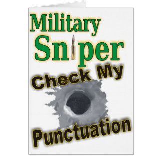 Sniper "Shooter" Cards