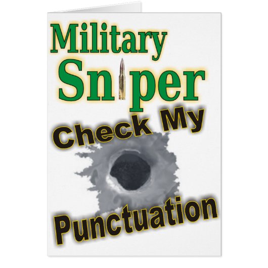 Sniper "Shooter" Cards (Front)