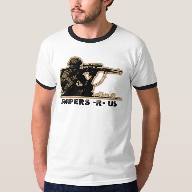 SNIPER SITTING by SNIPERS -R- US T-Shirt (Front)