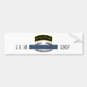 Sniper Tab 11B CIB Bumper Sticker