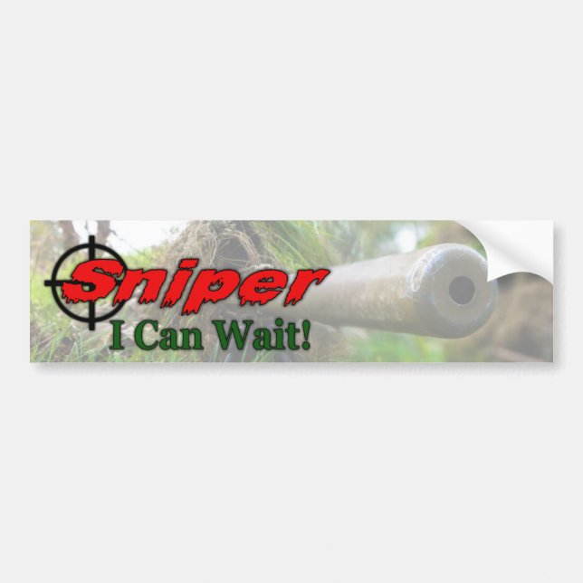 Snipers army navy marines lrrp lrrps recon bumper sticker (Front)