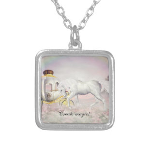 Snippet Single-Corner Silver Plated Necklace