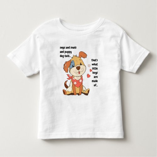 snips and snailscute bandana puppy toddler t_shirt