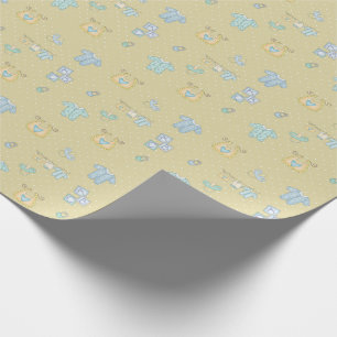 Snips Snails and Puppy Dog Tails Wrapping Paper