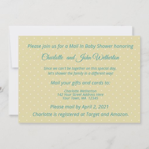 Snips Snails Puppy Dog Tails Baby Shower By Mail Invitation Zazzle