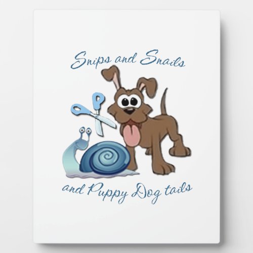 SNIPS SNAILS  PUPPY DOG TAILS  PLAQUE