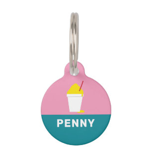 SNOBALL (PINK) PET ID TAG