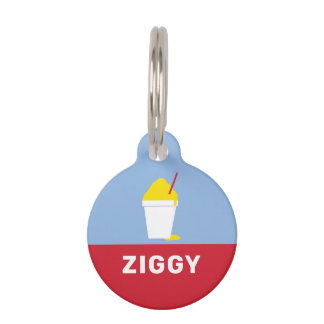 SNOBALL (RED) PET ID TAG