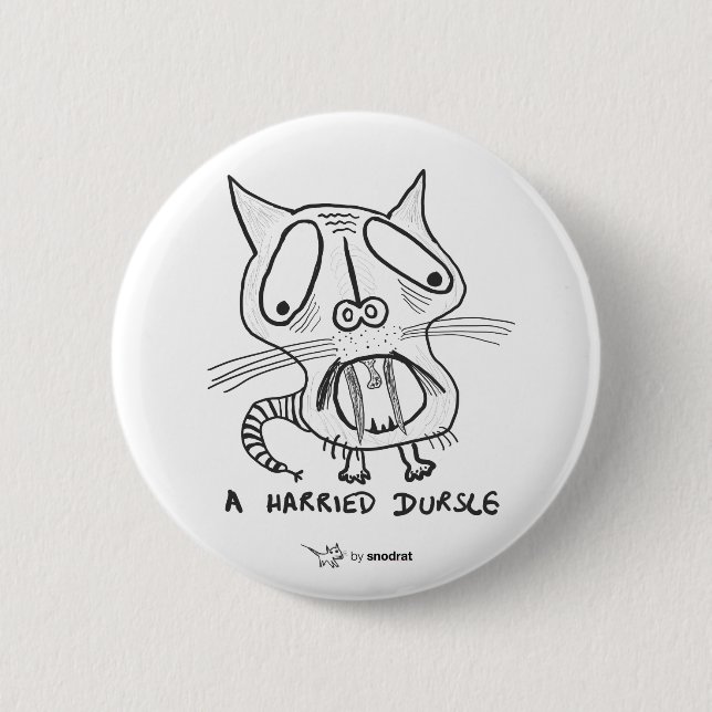 Snod Rat: A Harried Dursle Button (Front)