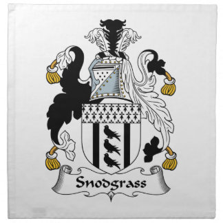 Snodgrass Family Crest Cloth Napkin