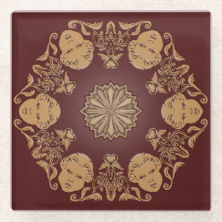 Snoiwflake glass coaster