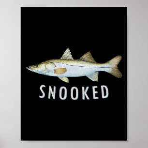 Snook Fishing Saltwater Inshore Common Snook Fish Poster