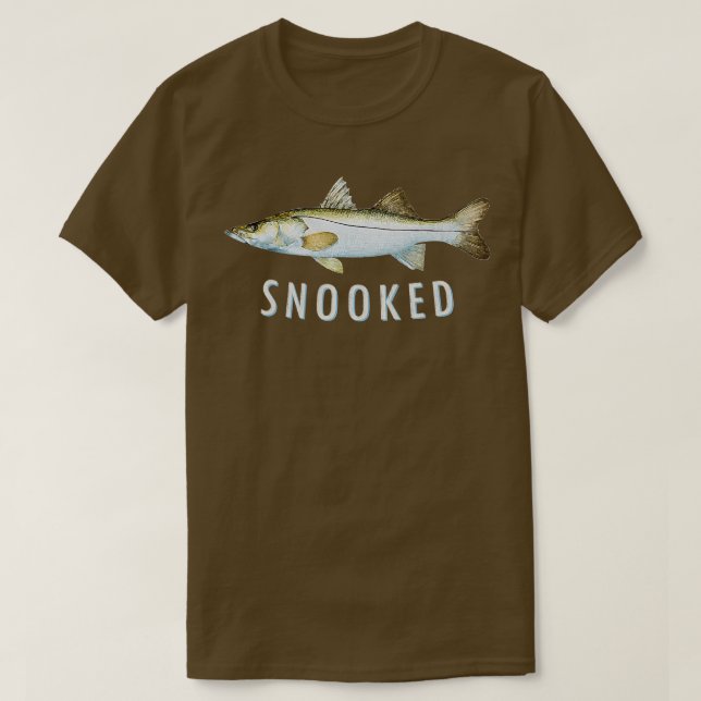 Snook Fishing Saltwater Inshore Common Snook Fish  T-Shirt (Design Front)