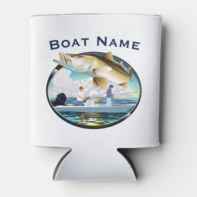 Snook Fishing Sunset  Trucker Hat Can Cooler (Front)