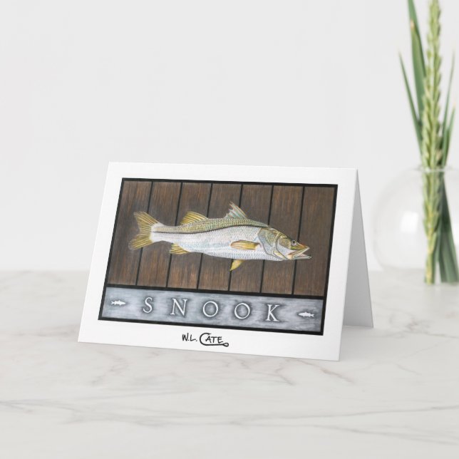 Snook Greeting & Note Cards (Front)
