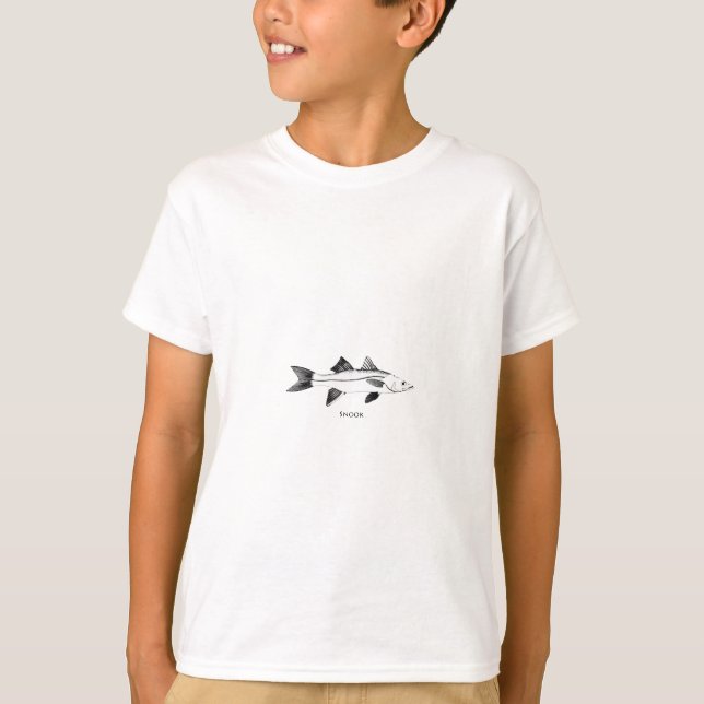 Snook Line Art Logo T-Shirt (Front)