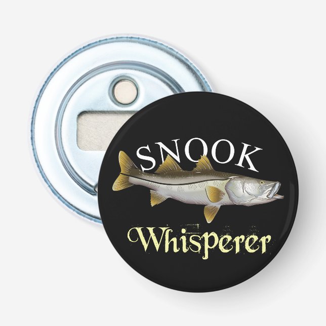 Snook Whisperer Dark Bottle Opener (Front)